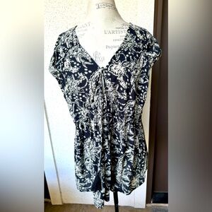 Oltre black and white italian blose